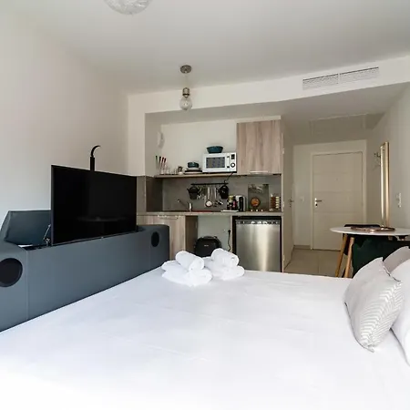 公寓 Nice Studio Close To Monaco 博索莱伊